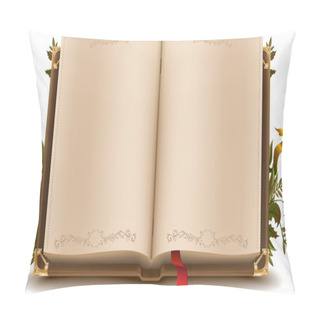 Personality  Old Open Book Pillow Covers