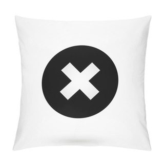 Personality  Delete Icon In A Simple Style Pillow Covers