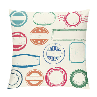 Personality  Old Stamps Frames Pillow Covers