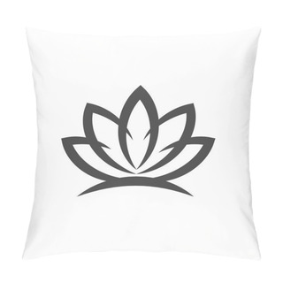 Personality  Pictograph Of Lotus Flower Pillow Covers