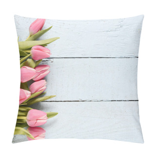 Personality  Beautiful Pink Tulips Pillow Covers