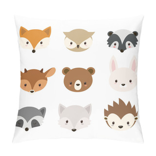 Personality  Cute Woodland Animals Collection Pillow Covers