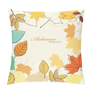 Personality  Autumn Leaves Falling Pillow Covers