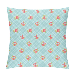 Personality  Floral Background With Roses Pillow Covers