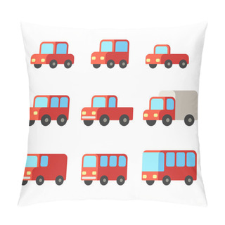 Personality  Cartoon Cars Set Pillow Covers