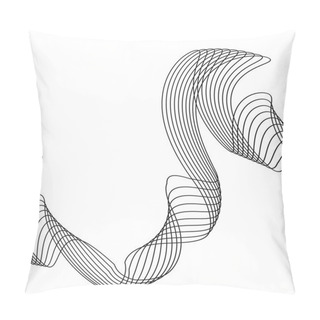 Personality  Abstract Creative Line Wave Pillow Covers