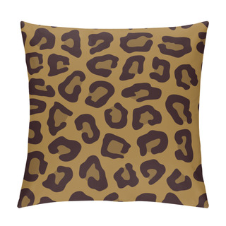 Personality  Leopard Pattern In Brown Pillow Covers