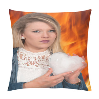 Personality  Cold Hearted Woman Pillow Covers