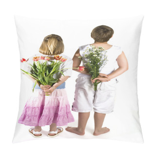 Personality  Flowers From The Children Pillow Covers