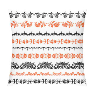 Personality  Halloween Damask Border Patterns Pillow Covers