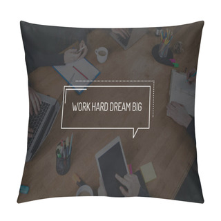 Personality  BUSINESS TEAMWORK WORKING OFFICE Pillow Covers