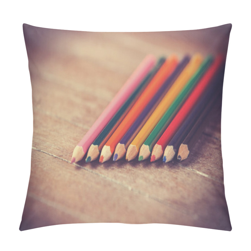 Personality  Color pencils. pillow covers
