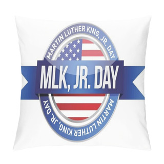 Personality  Martin Luther King Jr. Us Seal And Banner Pillow Covers