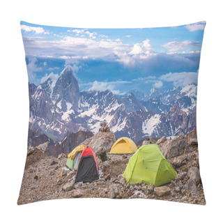 Personality  Camping Tents And High Mountain View Pillow Covers