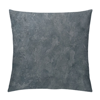 Personality  Top View Of Grungy Dark Concrete Wall For Background Pillow Covers
