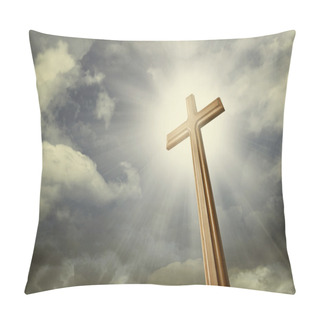 Personality  Cross Against The Sky Pillow Covers