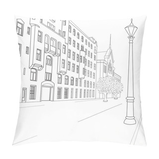 Personality  City Street Pillow Covers