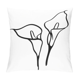 Personality  Calla Lilies Pillow Covers