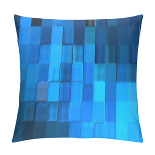 Personality  Abstract Dark Blue Graphic Background Pillow Covers