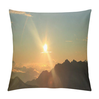 Personality  Mountain Sunrise Pillow Covers