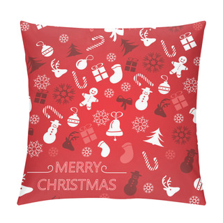 Personality  Christmas Background, Seamless Tiling, Great Choice For Wrapping Paper Pattern Pillow Covers