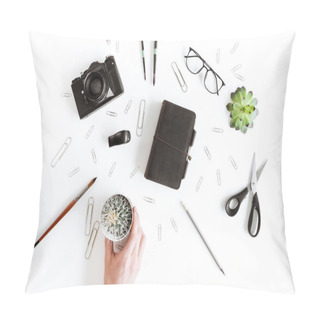 Personality  Human Hand And Office Supplies  Pillow Covers