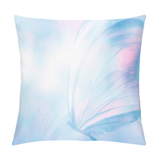 Personality  Natural Background With Natural Butterfly Pillow Covers