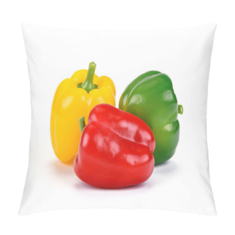 Personality  Fresh Red Yellow And Green Bell Peppers Pillow Covers