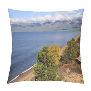 Personality  Siberia. The Eastern Shore Of Lake Baikal. Pillow Covers