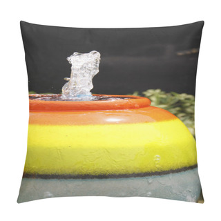 Personality  Colorful Jar Fountain Pillow Covers
