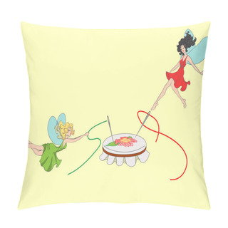 Personality  Embroidery Pillow Covers