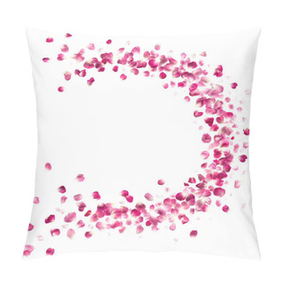 Personality  Pink Rose Petals Curve Pillow Covers