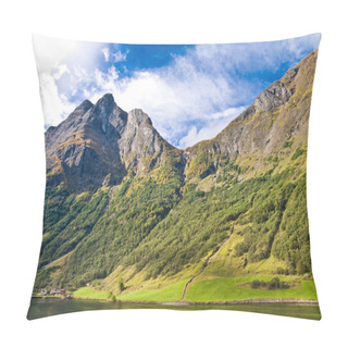 Personality  Fjords In Norway And Scandinavian Nature Pillow Covers