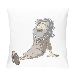 Personality Satisfied Old Man Pillow Covers