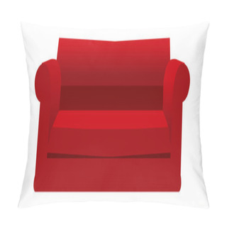 Personality  Red Sofa. Pillow Covers