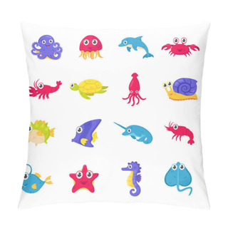 Personality   Baby Undewater Creatures Collection Pillow Covers