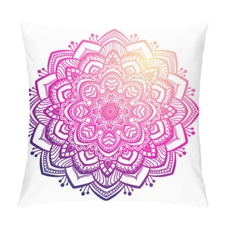 Personality  Colorful Mandala Ornament Pillow Covers