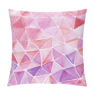Personality  Watercolor Polygonal Background Pillow Covers