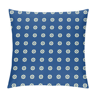 Personality  Simple Background With Flowers Pillow Covers