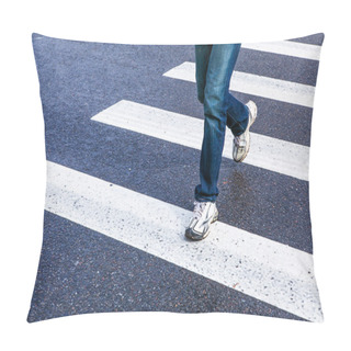 Personality  Pedestrian Crossing Pillow Covers