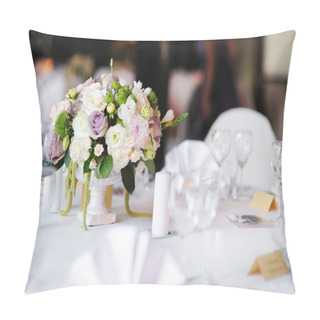 Personality  Table Set For An Event Party Pillow Covers