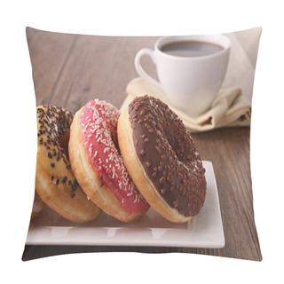 Personality  Donuts And Coffee Cup Pillow Covers