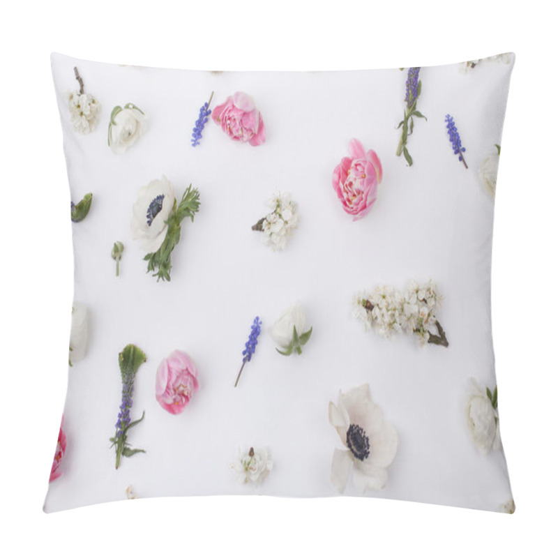 Personality  Heads of pastel, spring flowers pillow covers