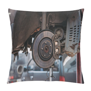 Personality  Car With Exposed Brake Shoe Pillow Covers