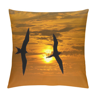 Personality  Birds Flying Silhouette Pillow Covers
