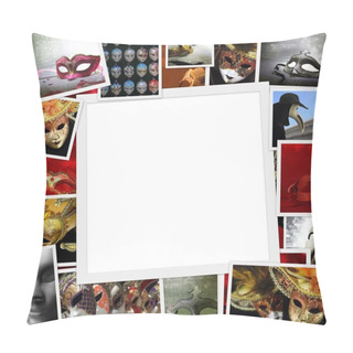 Personality  Collection Of Carnival Photos With Copy Space Pillow Covers
