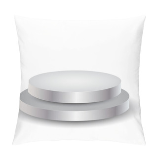 Personality  3d Empty White Podium Pillow Covers