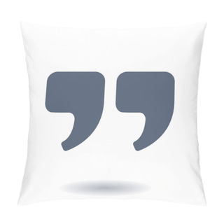 Personality  Speech Sign Icon. Pillow Covers