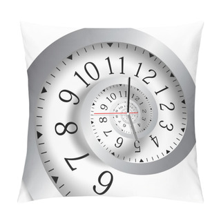 Personality  Infinity Time. Vector Illustration Pillow Covers