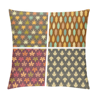 Personality  Colorful Leaves Patterns Pillow Covers